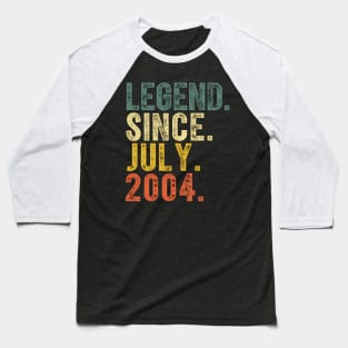 20 Legend Since July 2004 20Th Baseball T-Shirt